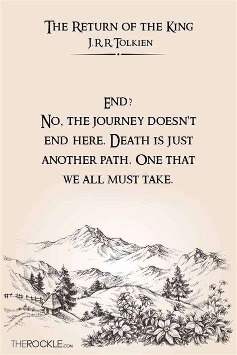 lord of the rings quotes|tolkien quotes on death.